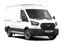 Van Hire Haslemere - White Ford Transit Medium Wheel Base - Van hire Haslemere